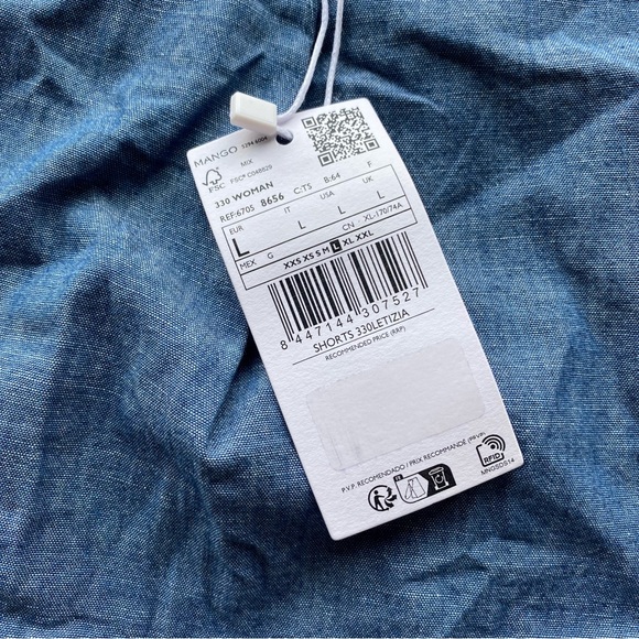 Mango MNG Bermudan Shorts NWT - Picture 4 of 6